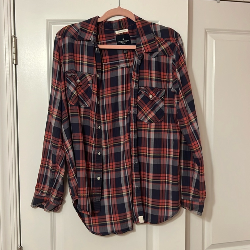 American Eagle Button Up Flannel